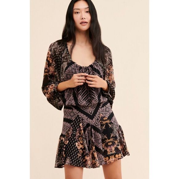 Free People Seven Wonders Mini Dress - Picture 1 of 10
